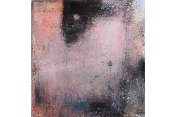 Mistero nel rosa - olio su tela - cm 90 x 90 - 2006